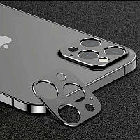 Ударопрочное защитное стекло камеры для Apple iPhone 12 Pro, 2.5D, черное