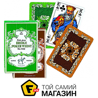 Настольная игра Piatnik Карти гральні Брідж-Покер-Віст, 1 колода х 55 карт (PT-143212)