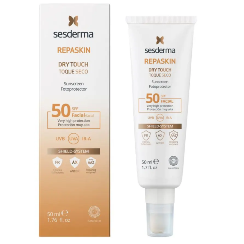 Сонцезахисний крем-гель для обличчя Sesderma Repaskin Repaskin Dry Touch Sunscreen Fotoprotector SPF30