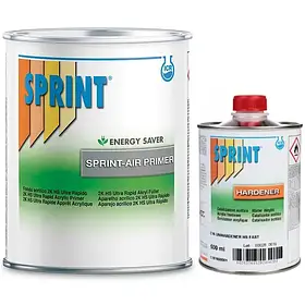 Лак акриловий швидкий Sprint HS H62 Clear Fast Anti-Scratch 1 л з затверджувачем С16 0,5 л.