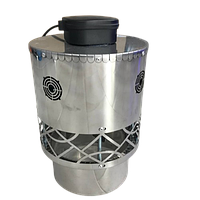 Даховий термостійкий гібридний димосос на трубу VMR200 - 1050 м3/год - 300 Па