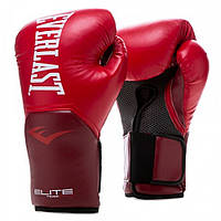 Боксерские перчатки ELITE TRAINING GLOVES Everlast 870282-70-4 пламя красное 12 унций, Lala.in.ua