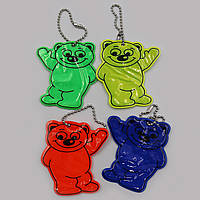 Брелки светоотражающие "Bear" 100PCS без/этик