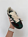 Кросівки чоловічі коричневі Adidas Samba x NOTITLE GREEN / BROWN (16276), фото 3