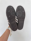 Кросівки чоловічі коричневі Adidas Samba x NOTITLE GREEN / BROWN (16276), фото 6