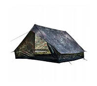 Двухместная палатка Mil-Tec Mini Pack Super - Flecktarn (14206021).woodland
