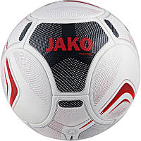 Мяч футбольный Fifa Prestige Qulity Pro Jako 2344-00 белый, черный, бордовый № 5, World-of-Toys
