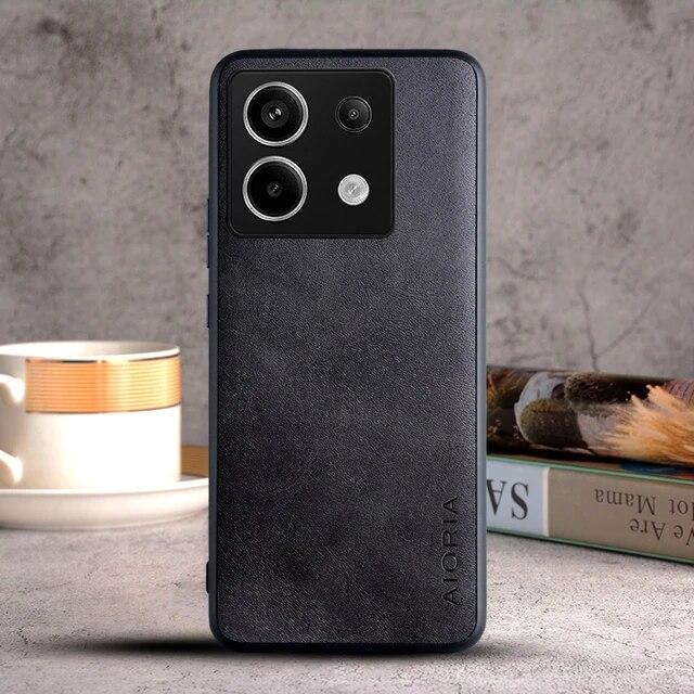 Шкіряний чохол AIORIA Vintage для Xiaomi Poco M6 Pro