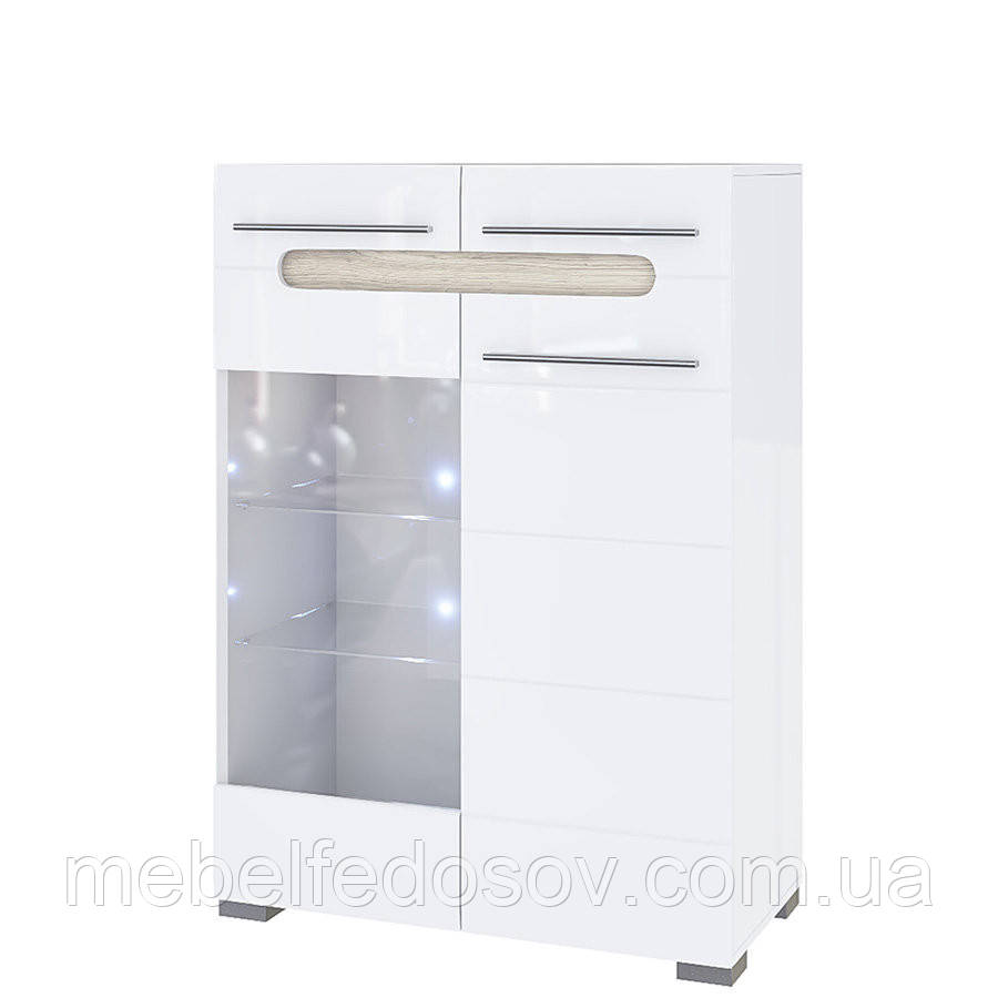 Тумба 2Д Ск Б'янко (Світ меблів) 801х400х1140мм, фото 1