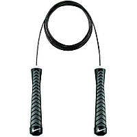 Скакалка скоростная INTENSITY SPEED ROPE Nike N.ER.30.052.NS, черно-серый, World-of-Toys