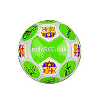 Мяч футбольный Bambi FB20126 №5,PU диаметр 21 см (Зеленый ) - MegaLavka