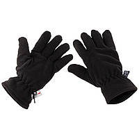 Перчатки флисовые MFH Fleece Thinsulate Черные, S