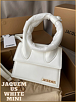 Jaquemus White 18х13х8 жіноча сумка Jaquemus White сумка Jaquemus White mini