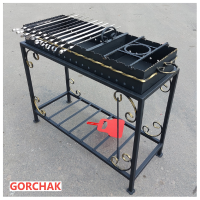 МАНГАЛИ СТАЛЕВІ (прямокутна стійка)