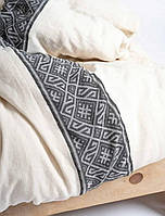 Постельное белье Ranforce экологичное Постельное белье из Турции натуральное Вареный хлопок брендовое серый орнамент