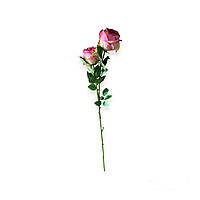Искусственная декоративная ветка розы
