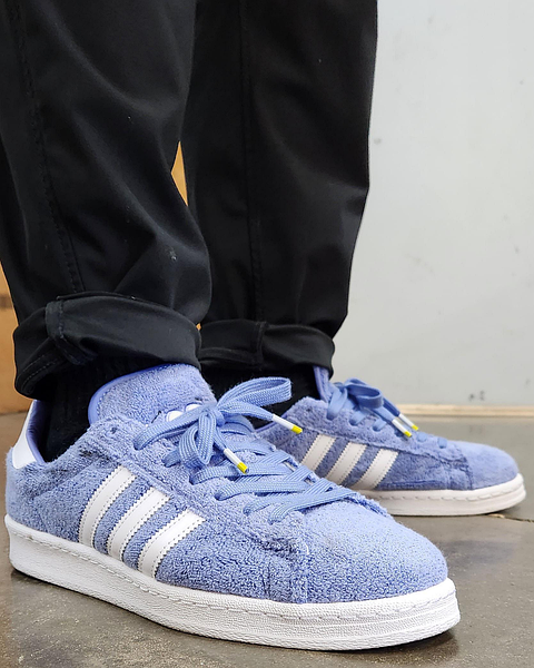 Adidas campus blue suede discount