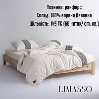 Limasso вареный хлопок евро размер Комплекты постельного белья натуральное Постельное ранфорс уютное