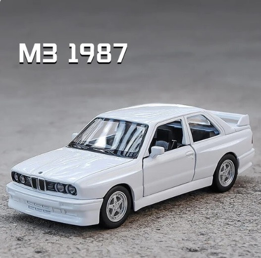 Колекційна модель автомобіля BMW M3 E30, 1:36 RMZ City метал