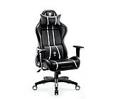 Геймерське крісло Diablo Chairs X-One 2.0 Normal Size еко-шкіра Black, фото 3