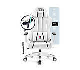 Геймерське крісло Diablo Chairs X-One 2.0 Normal Size еко-шкіра White, фото 5