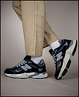 Кроссовки New Balance Grey Black 9060 женские New Balance New balance 9060 Black Grey