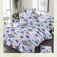 Подростковое постельное белье Веселые совы Бязь Люкс комплект для детей с рисунком