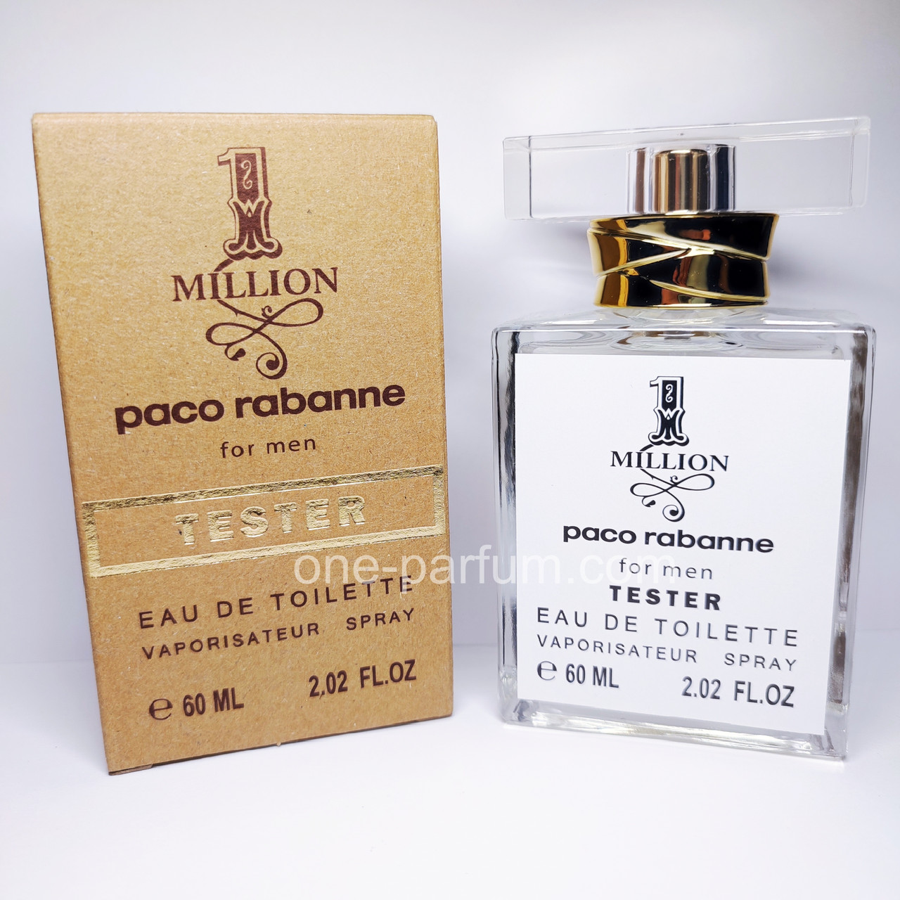 Тестер Paco Rabanne 1 Million (Пако Рабанн 1 Мільйон), 60 мл