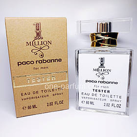 Тестер Paco Rabanne 1 Million (Пако Рабанн 1 Мільйон), 60 мл