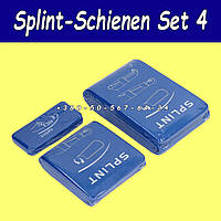 Набір із 4 іммобілізаційних шин типу Splint у футлярі Splint Schienen Set