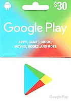 Google play gift card 30$ - USA