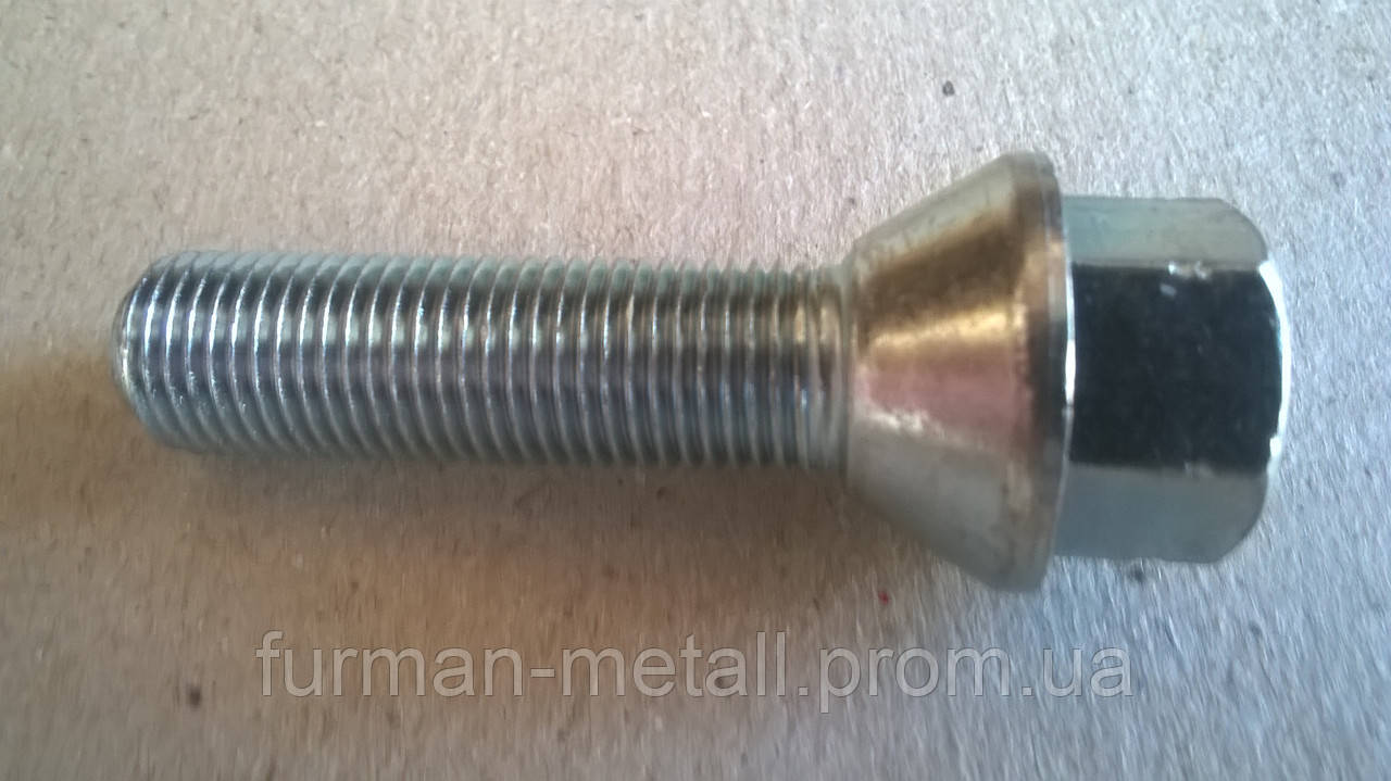 Болт колесный М12х1,5х25 RL945 (конус/потай) кл.10.9 оцинкованный ...
