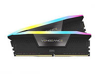 Модуль памяти DDR5 2x24GB/6000 Corsair Vengeance RGB Black (CMH48GX5M2E6000C36) (код 1540212)
