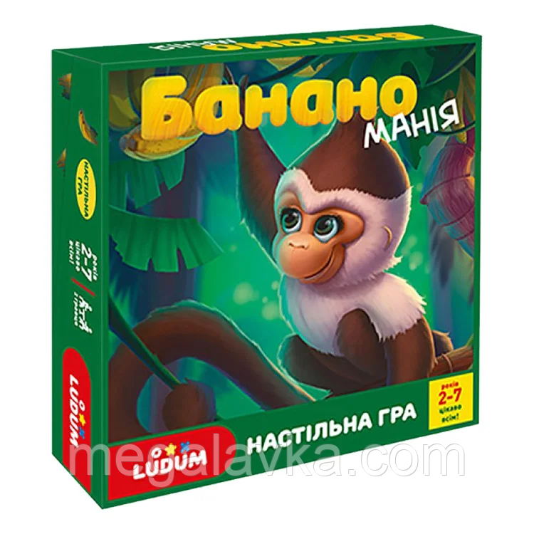 Дитяча настільна гра "Бананоманія" LD1049-53 Ludum українська мова — MegaLavka