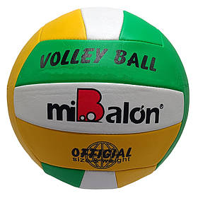 М'яч волейбольний Extreme Motion FB2339 No 5, 230 грамів (Жовто-зелений) — MegaLavka