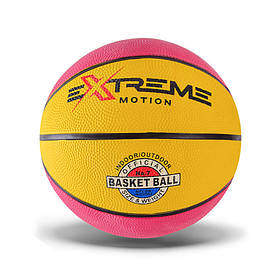 М'яч баскетбольний Extreme Motion BB1485 No 7, 520 грамів (Рожевий) — MegaLavka