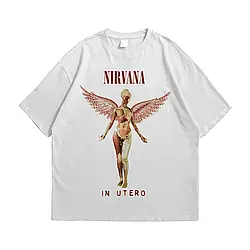 Футболка з принтом Nirvana - In Utero L Білий