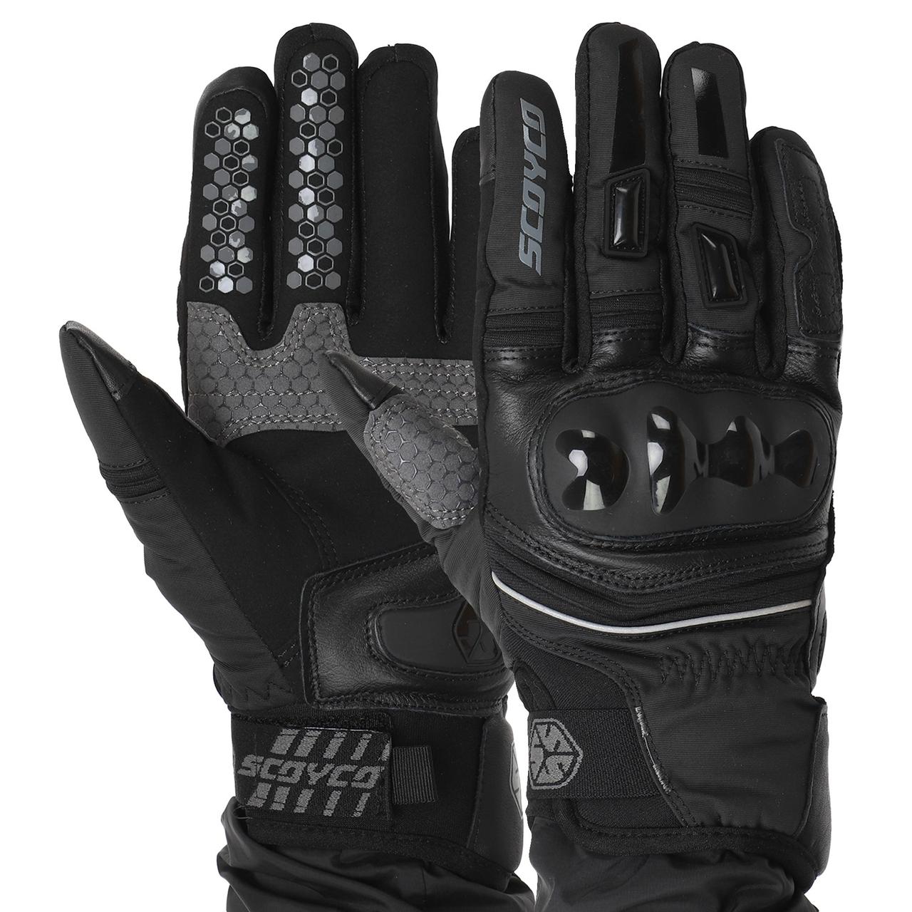 Мотоперчатки зимові SCOYCO Waterproof Sensor Touch MC94 S-2XL чорний