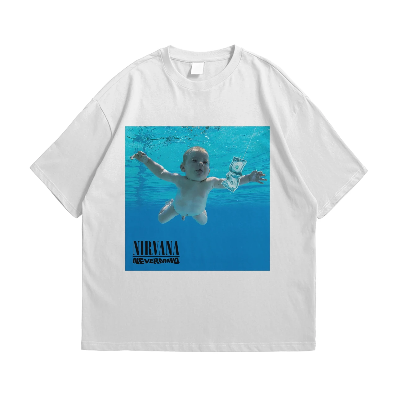 Футболка з принтом Nirvana - Nevermind XXL Білий