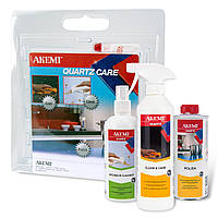 Набор для ухода, чистки и пропитки конгломератов, кварца и кориана - AKEMI Quartz Care