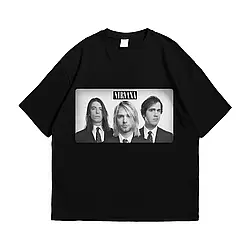 Футболка з принтом Nirvana - Portrait XL Чорний