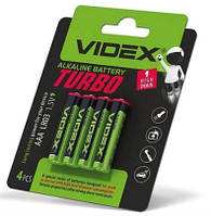 Батарейка Videx R6 AA Alkaline Turbo ( ЦЕНА ЗА 1шт)