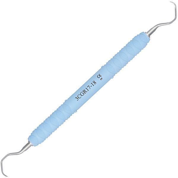 Кюрета Gracey 3CGR 17-18 стандартна ручка двостороння, фото 1