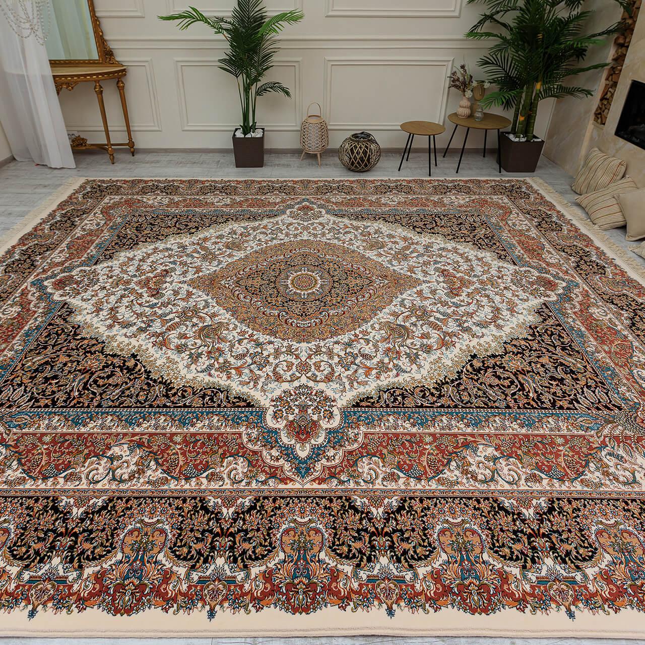 Килим Kashan 612 2,5Х3,5 Кремовий прямокутник