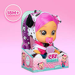 Лялька пупс плаксу Далматинець Дотті IMC Toys Cry Babies Dressy Dotty 81451