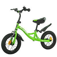 Детский беговел велобег BALANCE TILLY 12"зеленый