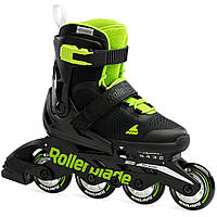 Ролики Rollerblade Microblade Black-green розмір 33-36.5