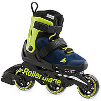 Ролики Rollerblade Microblade 3WD Blue royal-lime розмір 28-32