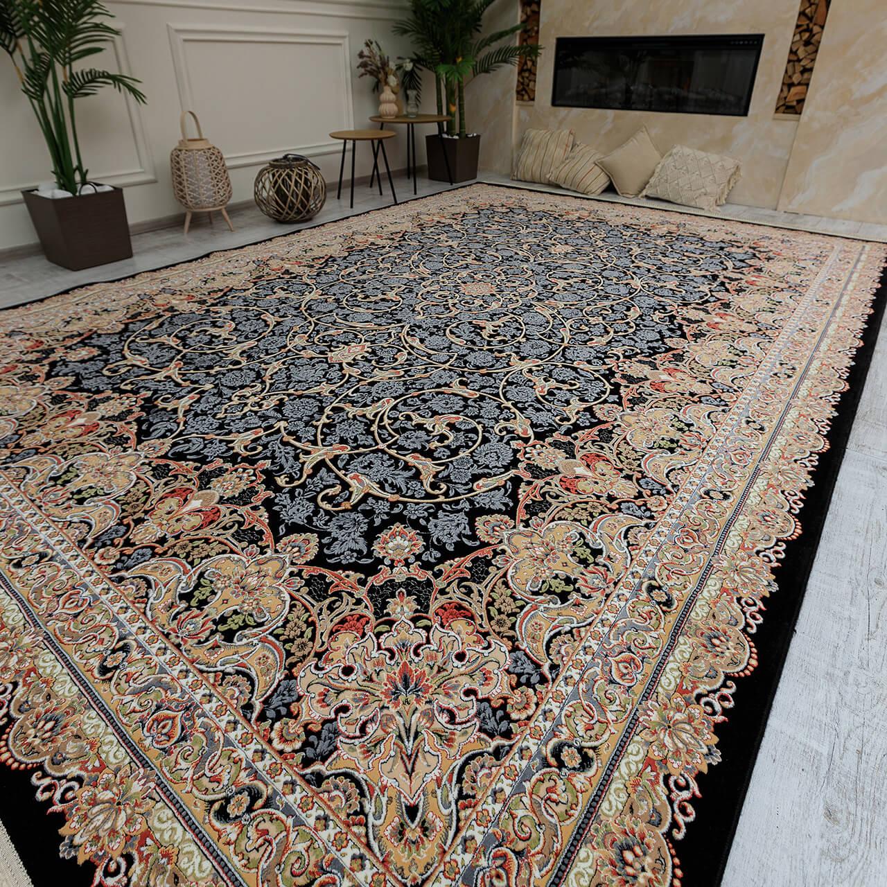 Килим Tabriz highbulk G135 2,5Х3,5 Синій прямокутник