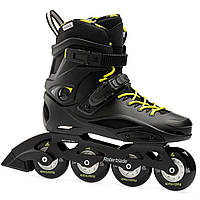 Ролики Rollerblade RB Cruiser Black-neon yellow розмір 25